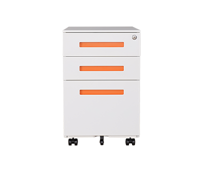 扣手三抽活動(dòng)柜