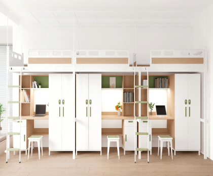 6人間：三連體三人位外掛梯組合