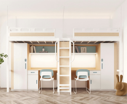 4人間：兩連體外掛梯組合